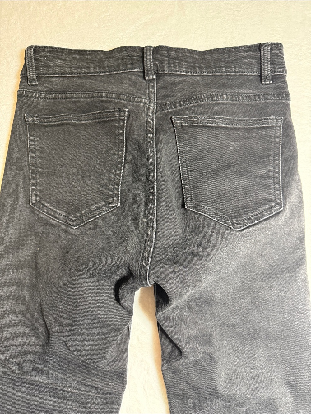 Zara Black High-Rise Flare Jeans - Picture 7 of 9